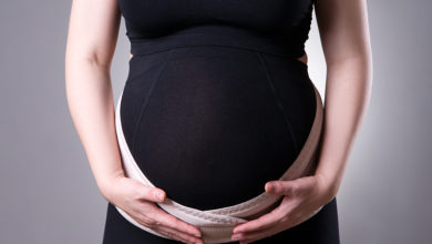 فوائد حزام البطن للحامل