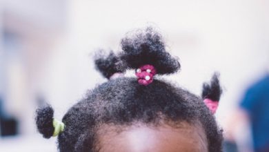 رعاية شعر الأطفال