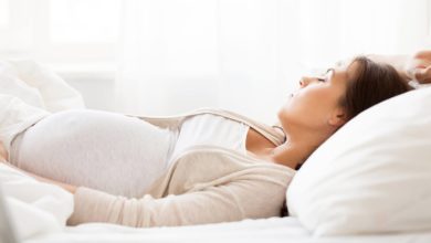النوم الصحيح للحامل