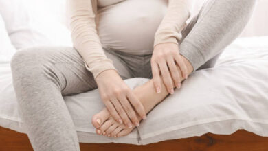 تورم القدم من اعراض الحمل
