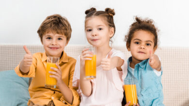 فوائد البرتقال للأطفال