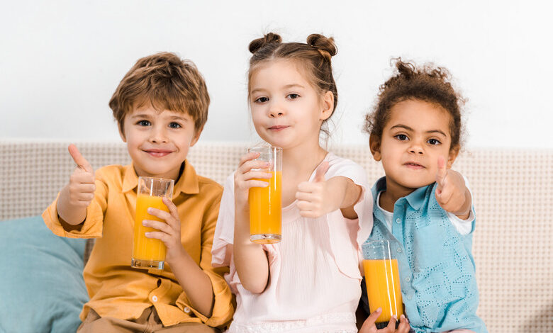 فوائد البرتقال للأطفال